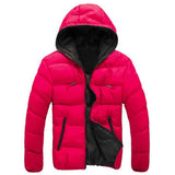 Hooded Nylon Down Jacket