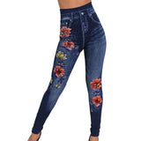 Embroidered Stretch Skinny Jeans