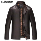 Faux Leather Bomber Jacket