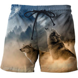 Animal Print Board Shorts