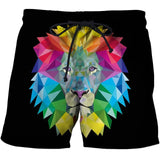 Animal Print Board Shorts