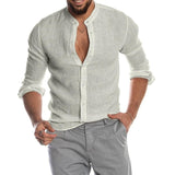 Linen Casual Shirt Long Sleeves