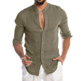 Linen Casual Shirt Long Sleeves