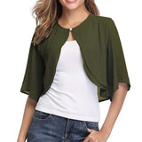 Chiffon Blouse Half Sleeve