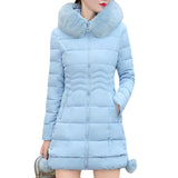 Fur-lined Thick Down Parka