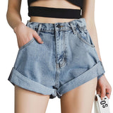 High Waits Denim Shorts